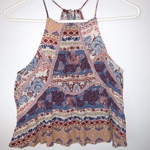 O’neil high neck, tie tank